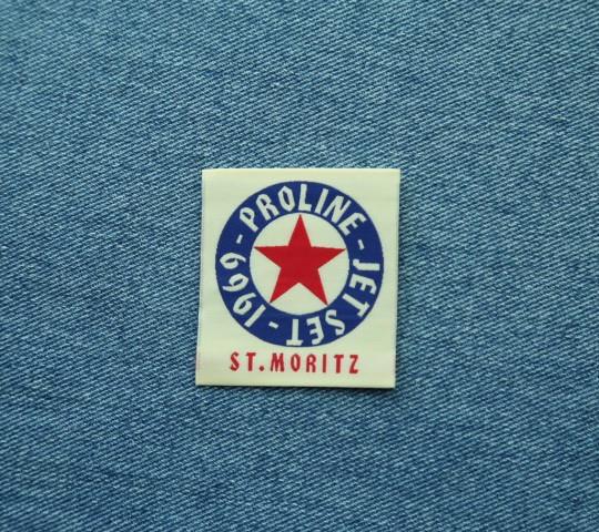 Custom good quality garment woven labels and sizes tag for clothing
