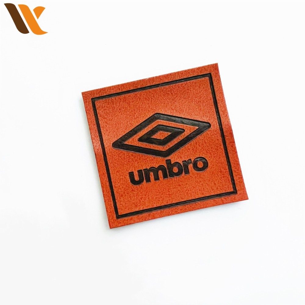 Custom Smooth Durable Brown Leather Labels
