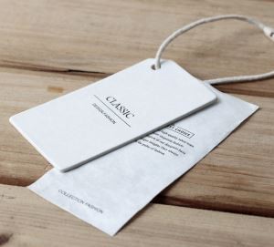 Logo tad-Dwana White Cardborad Paper Tag Hang