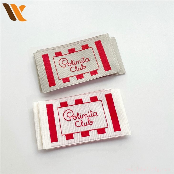 Custom Stylish Woven Tags Clothing Labels