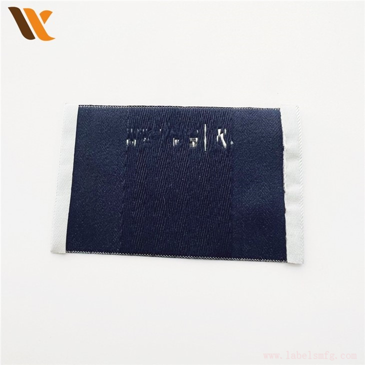High Damask Garment Label Woven Main Tag